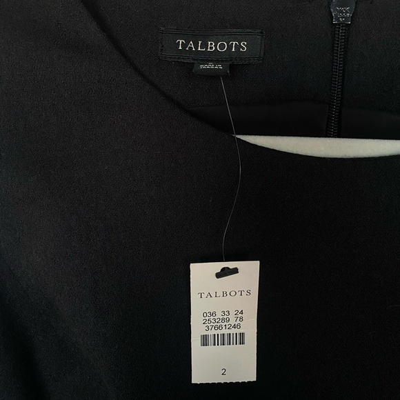 TALBOTS Black Sheath Dress - Picture 4 of 4